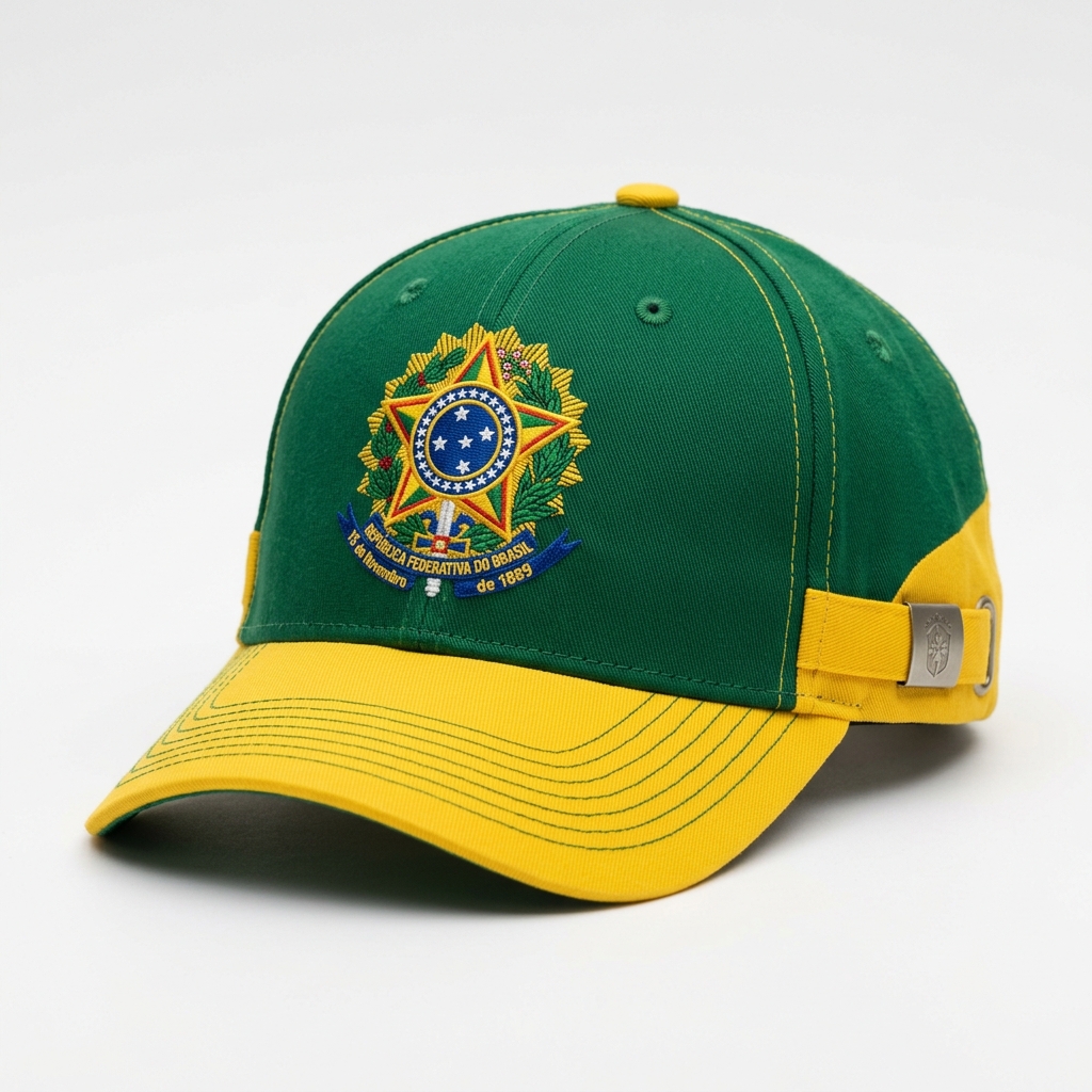 Boné Verde e Amarelo
